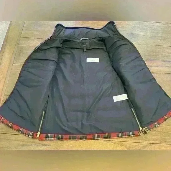 NWT J. Crew Tartan Plaid Vest Womens size XS - Picture 5 of 6